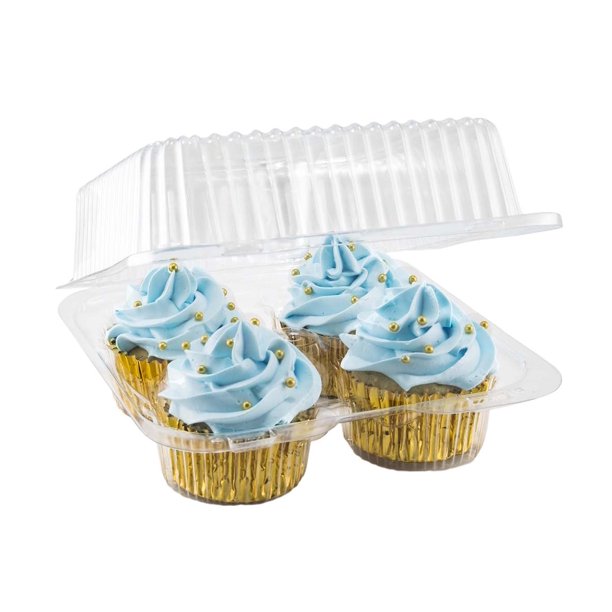 4 Count Cupcake Container